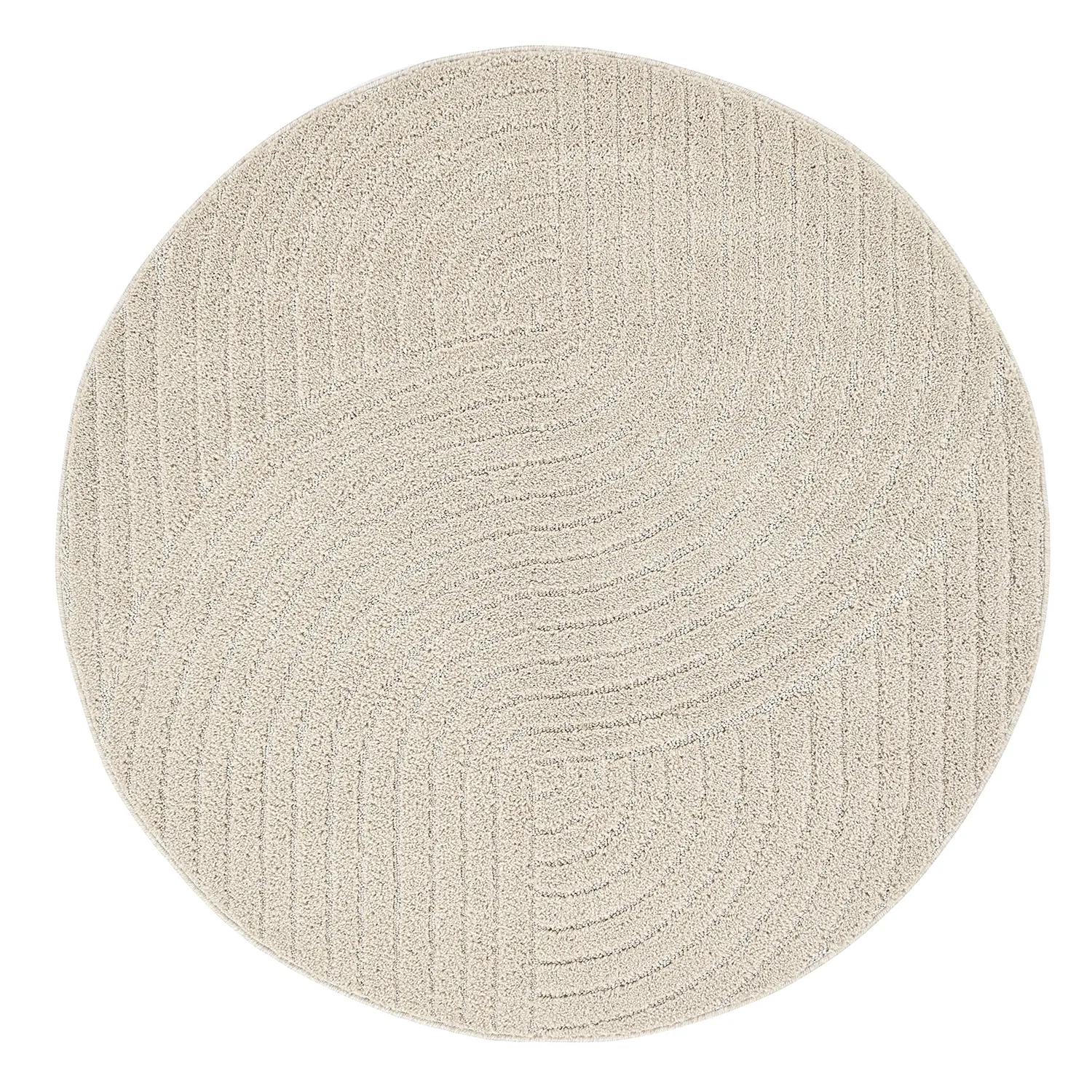 Ronde vloerkleden - Wendy (beige)