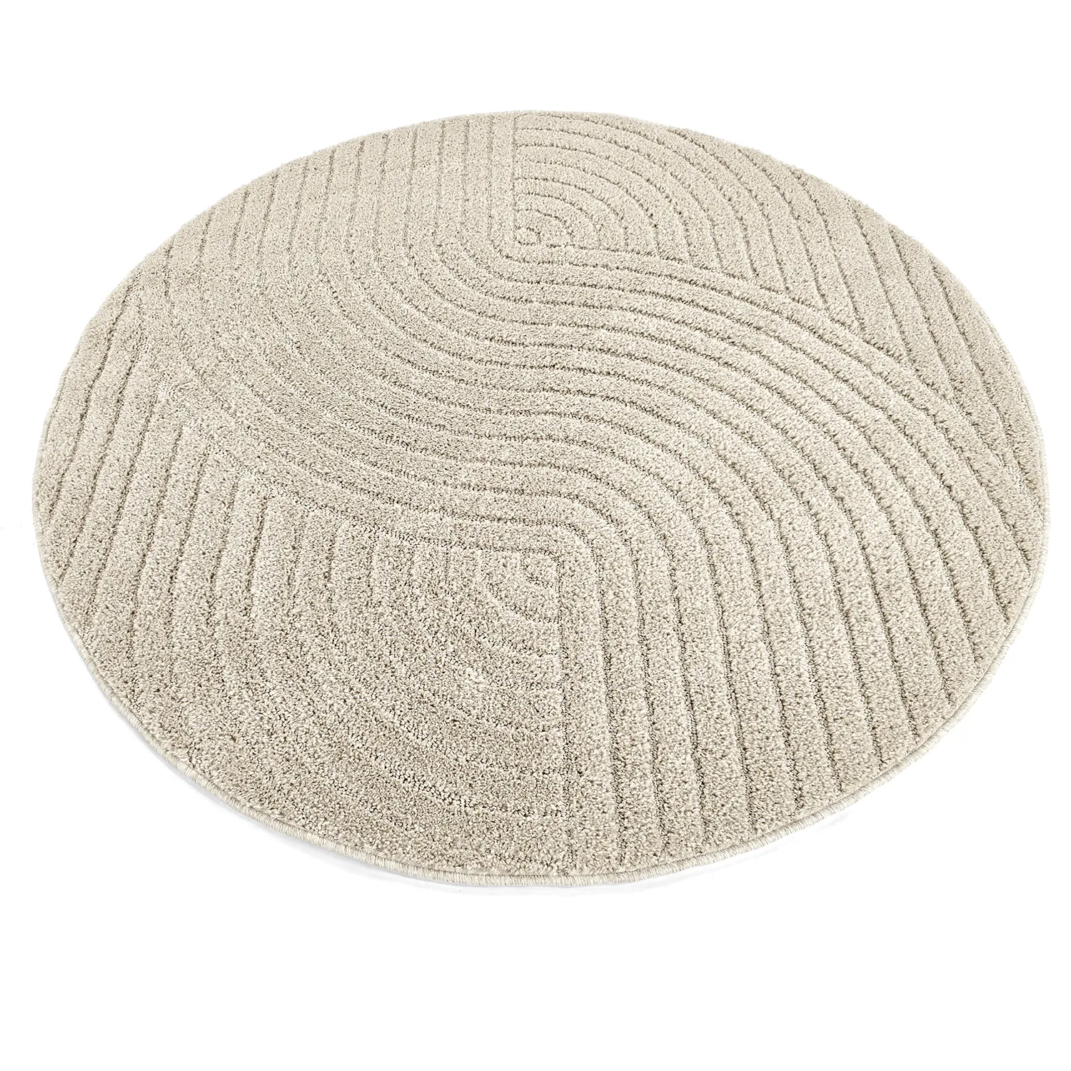 Ronde vloerkleden - Wendy (beige)