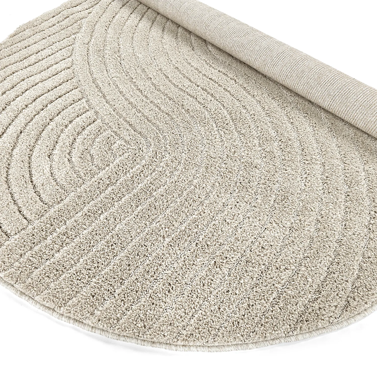 Ronde vloerkleden - Wendy (beige)