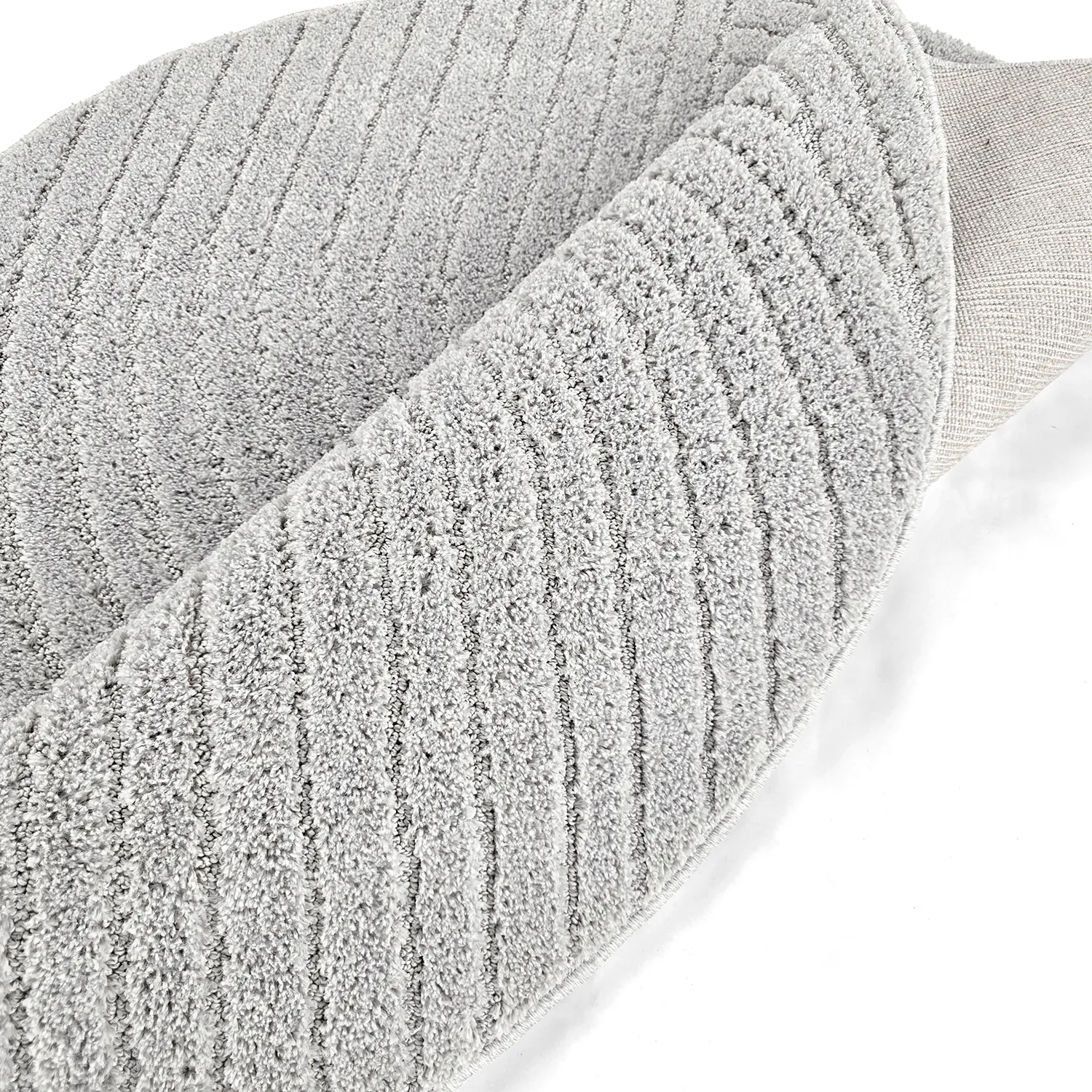 Ronde vloerkleden - Wendy (lichtgrijs)