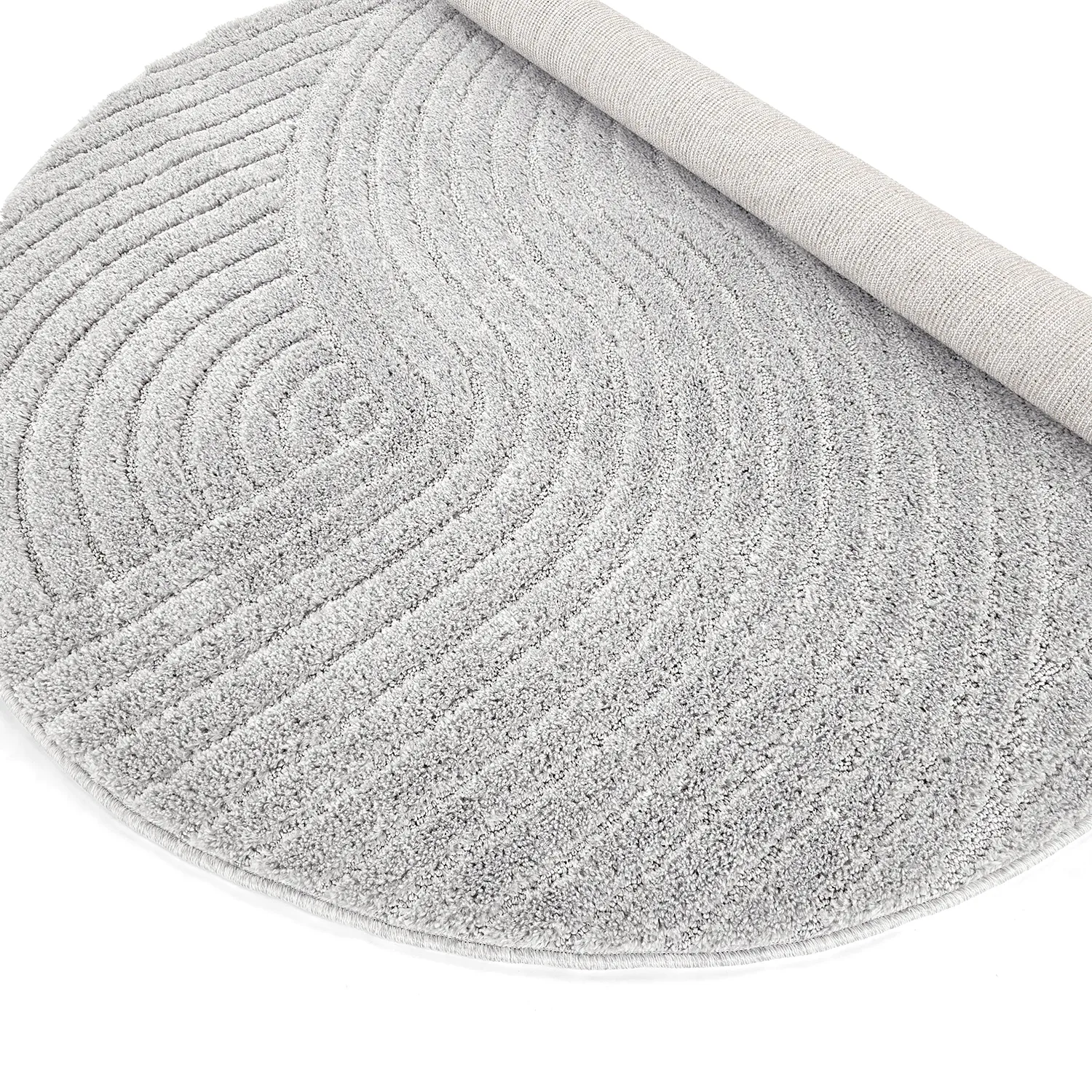 Ronde vloerkleden - Wendy (lichtgrijs)