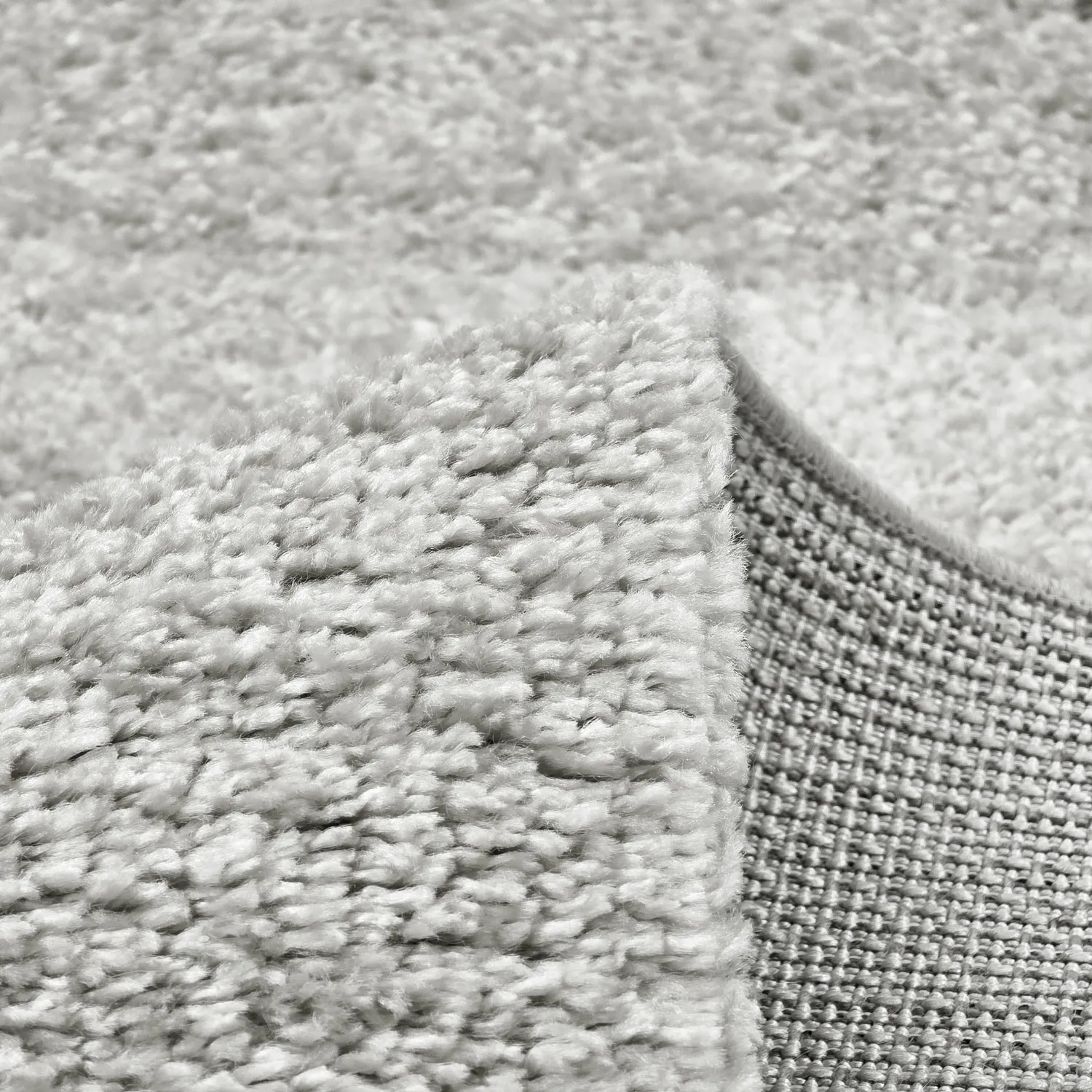 Hoogpolig vloerkleed - Zoe (grijs)