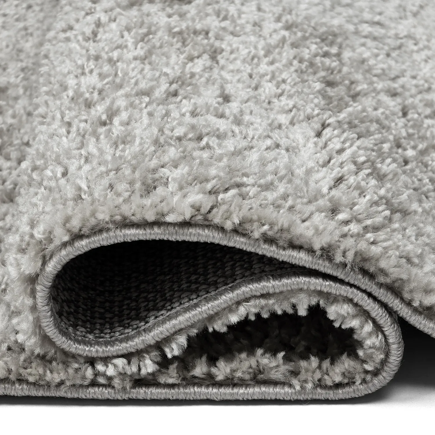 Hoogpolig vloerkleed - Zoe (grijs)