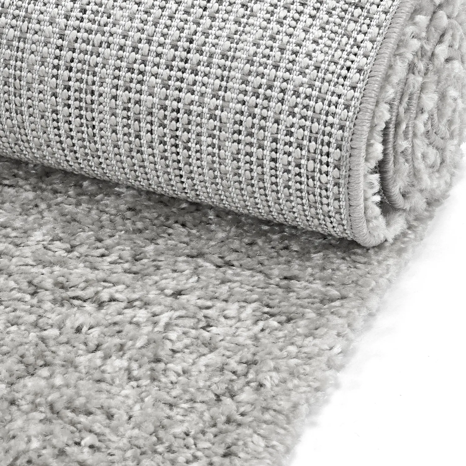 Hoogpolig vloerkleed - Zoe (grijs)