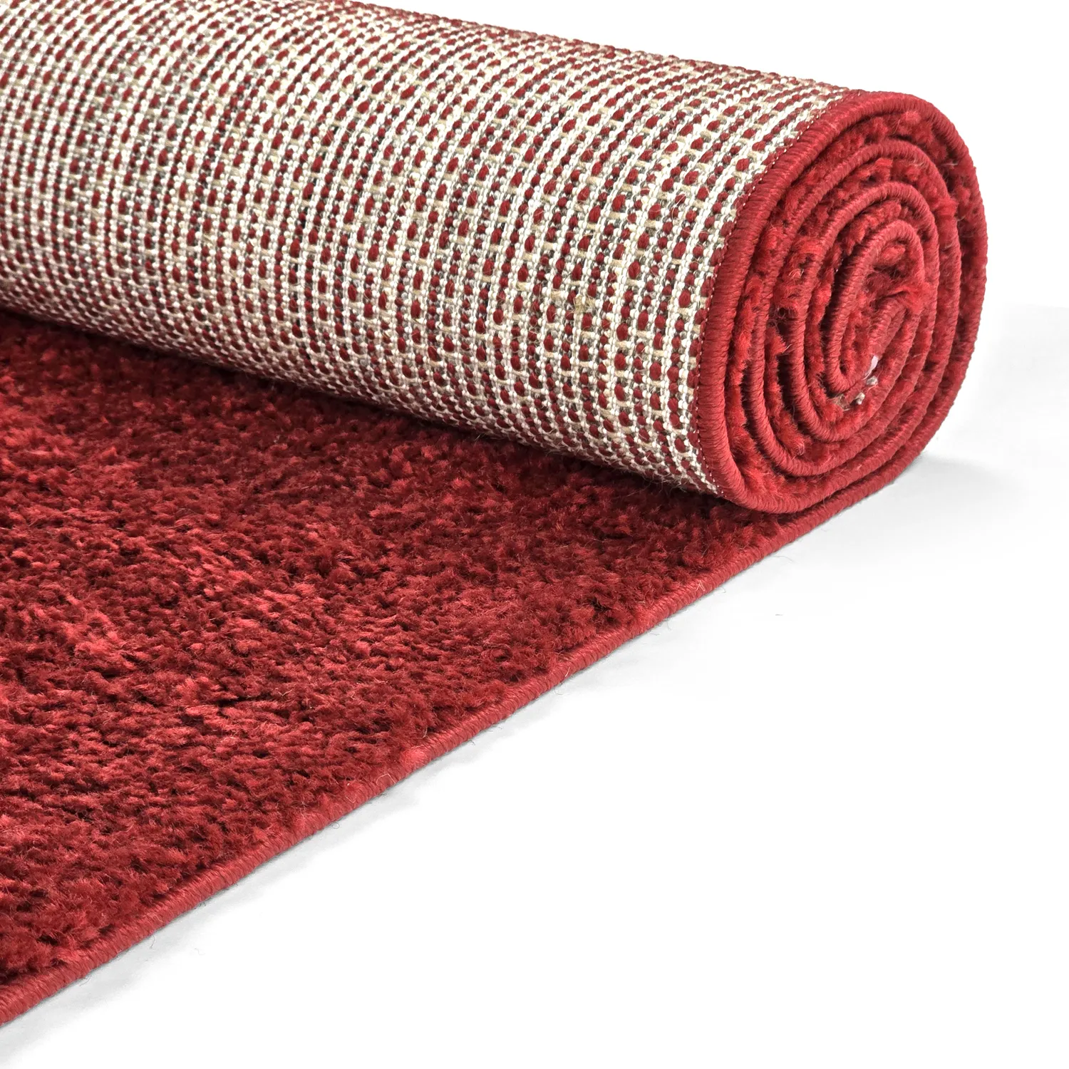 Hoogpolig vloerkleed - Zoe (rood)