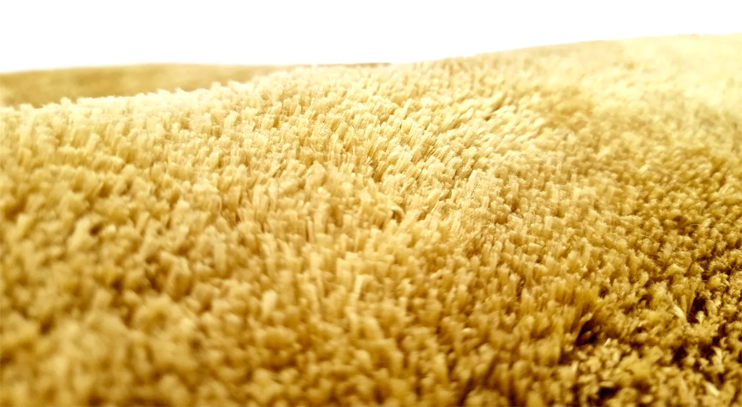 Ronde vloerkleden - Aranga Super Soft Fur (ochre)