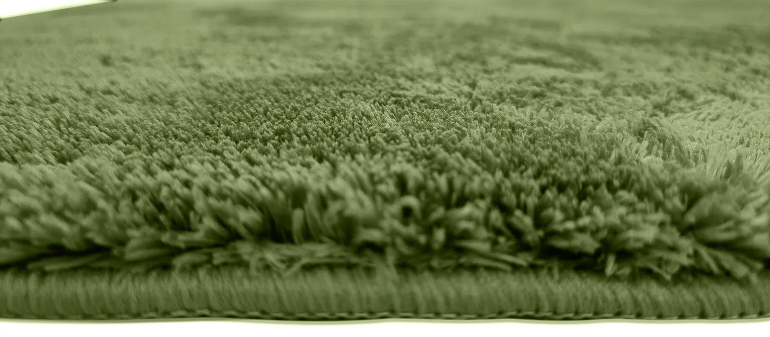 Hoogpolig vloerkleed - Aranga Super Soft Fur (olijfgroen)