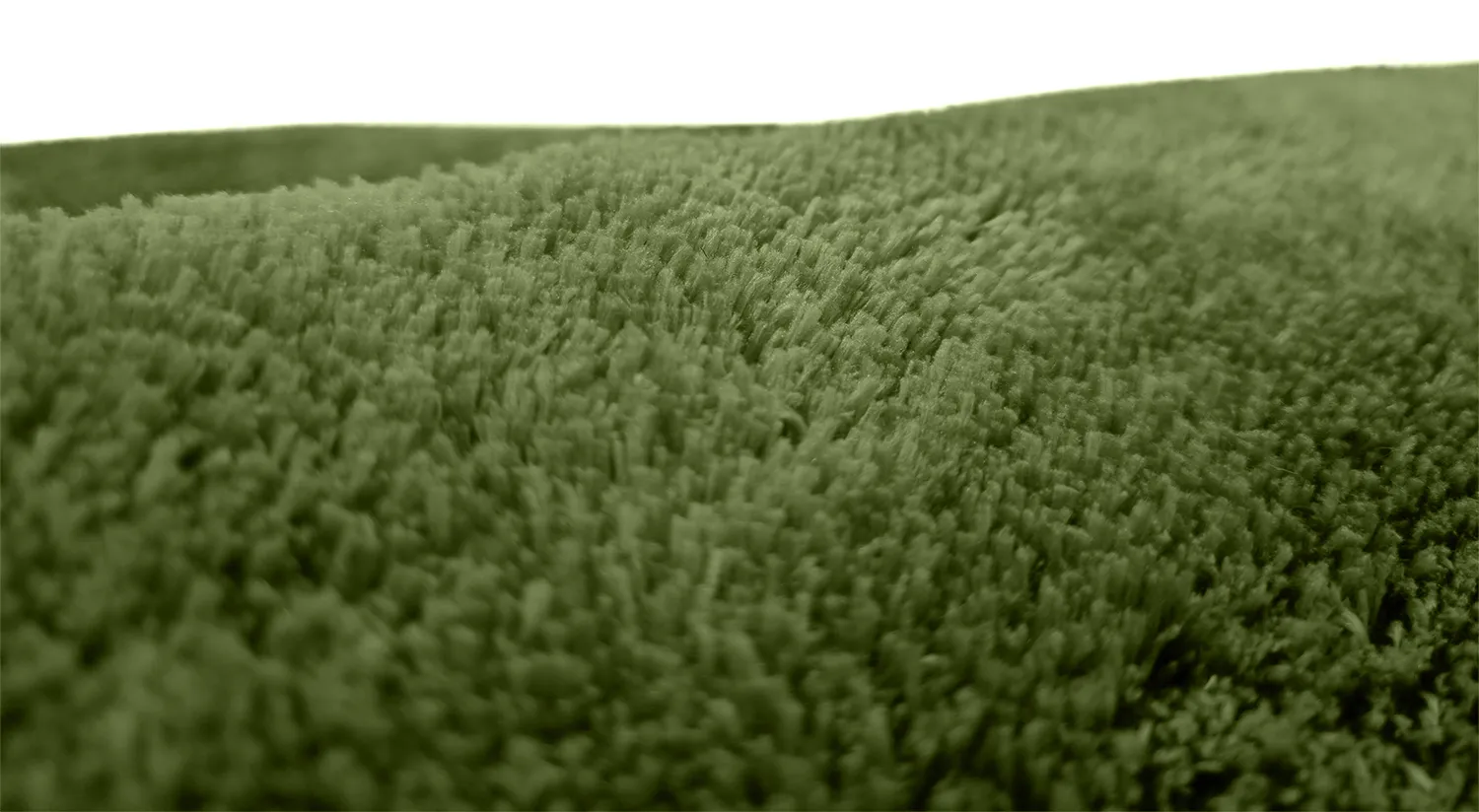 Ronde vloerkleden - Aranga Super Soft Fur (olijfgroen)