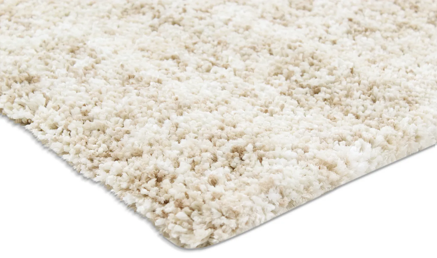 Hoogpolig vloerkleed - Carl (beige)