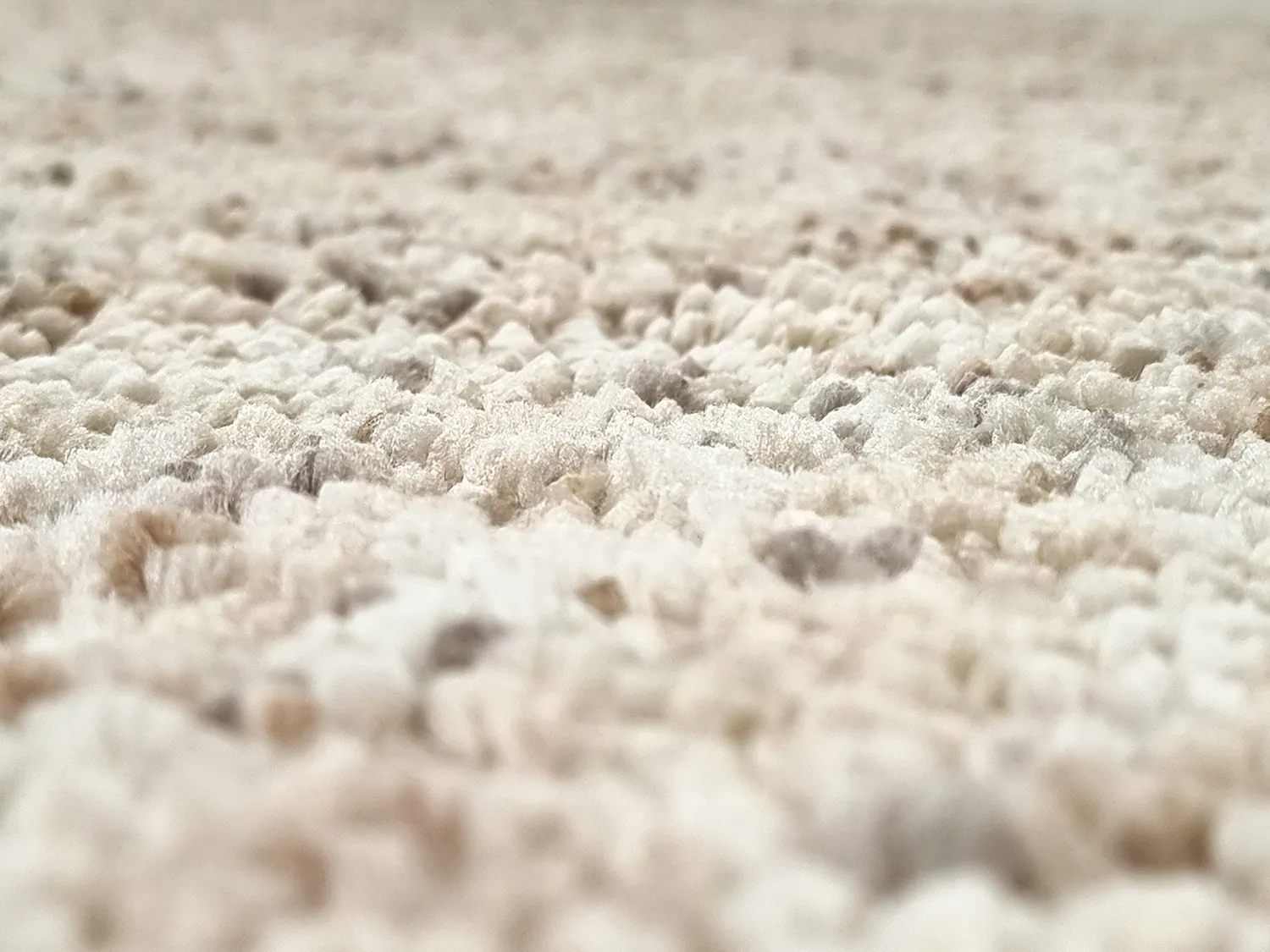 Hoogpolig vloerkleed - Carl (beige)