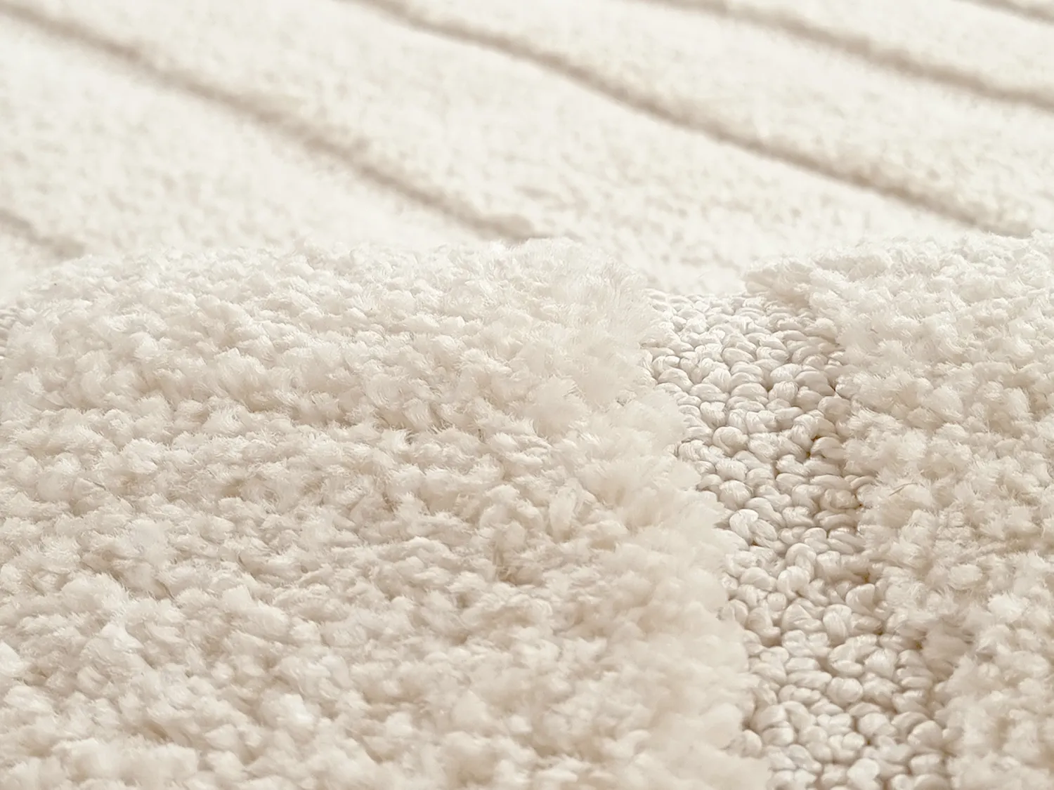 Hoogpolig vloerkleed - Elvira (offwhite)