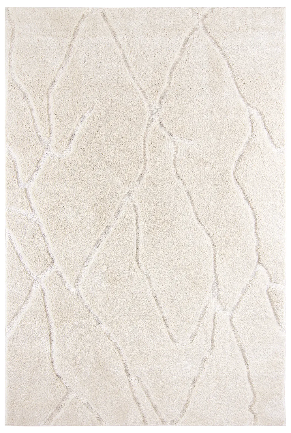 Hoogpolig vloerkleed - Enola (offwhite)