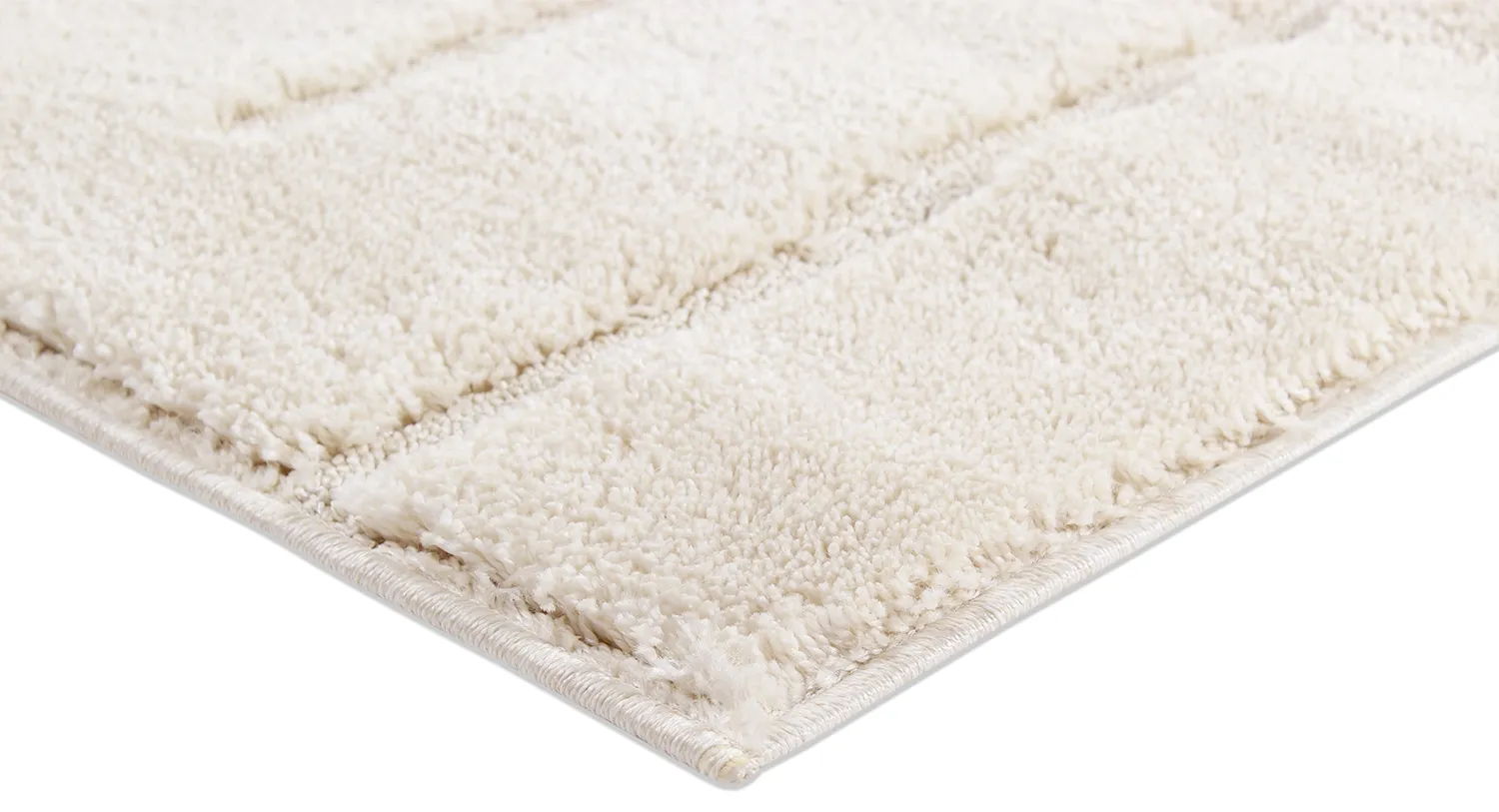 Hoogpolig vloerkleed - Flavia (offwhite)