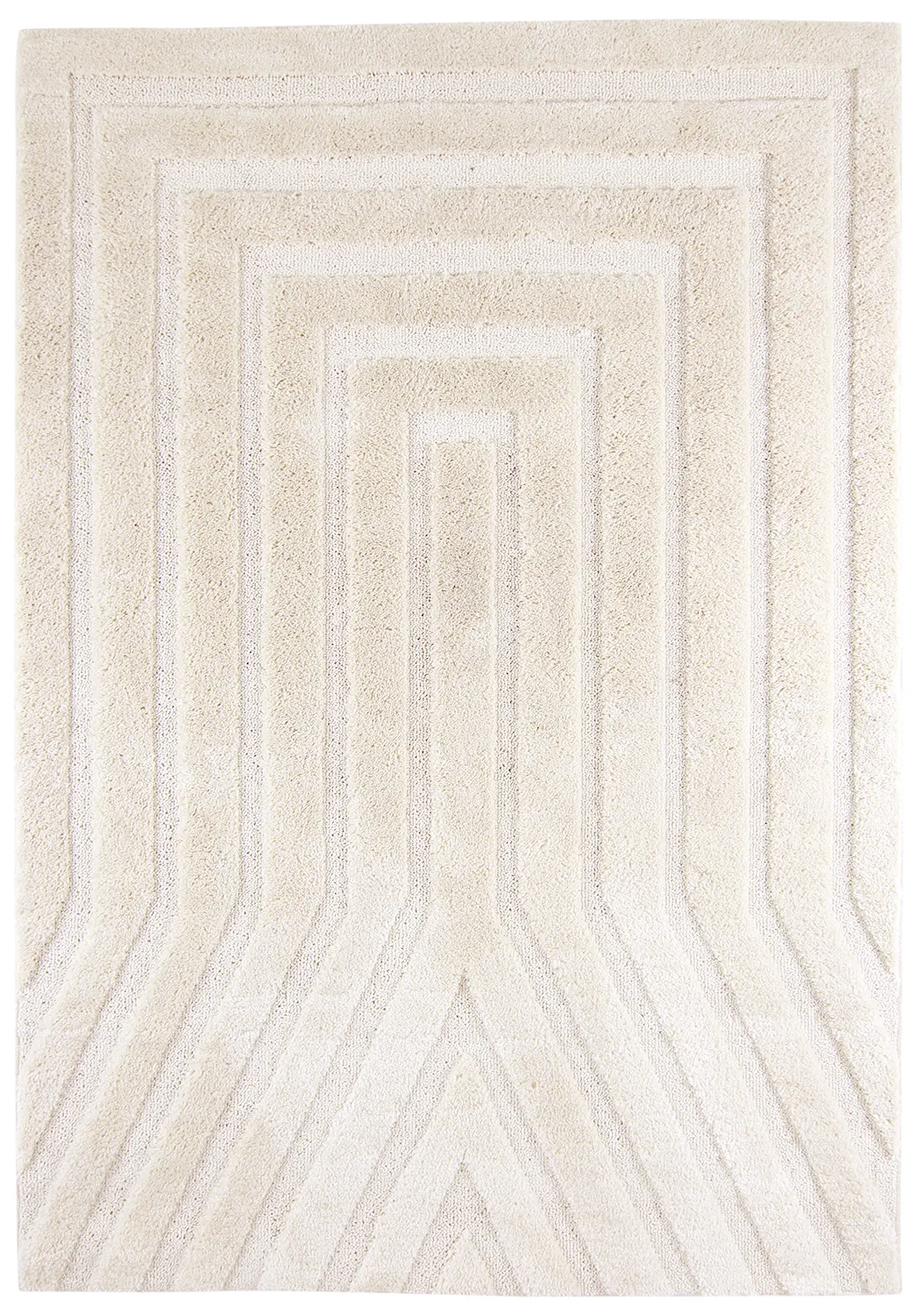 Hoogpolig vloerkleed - Lottie (offwhite)