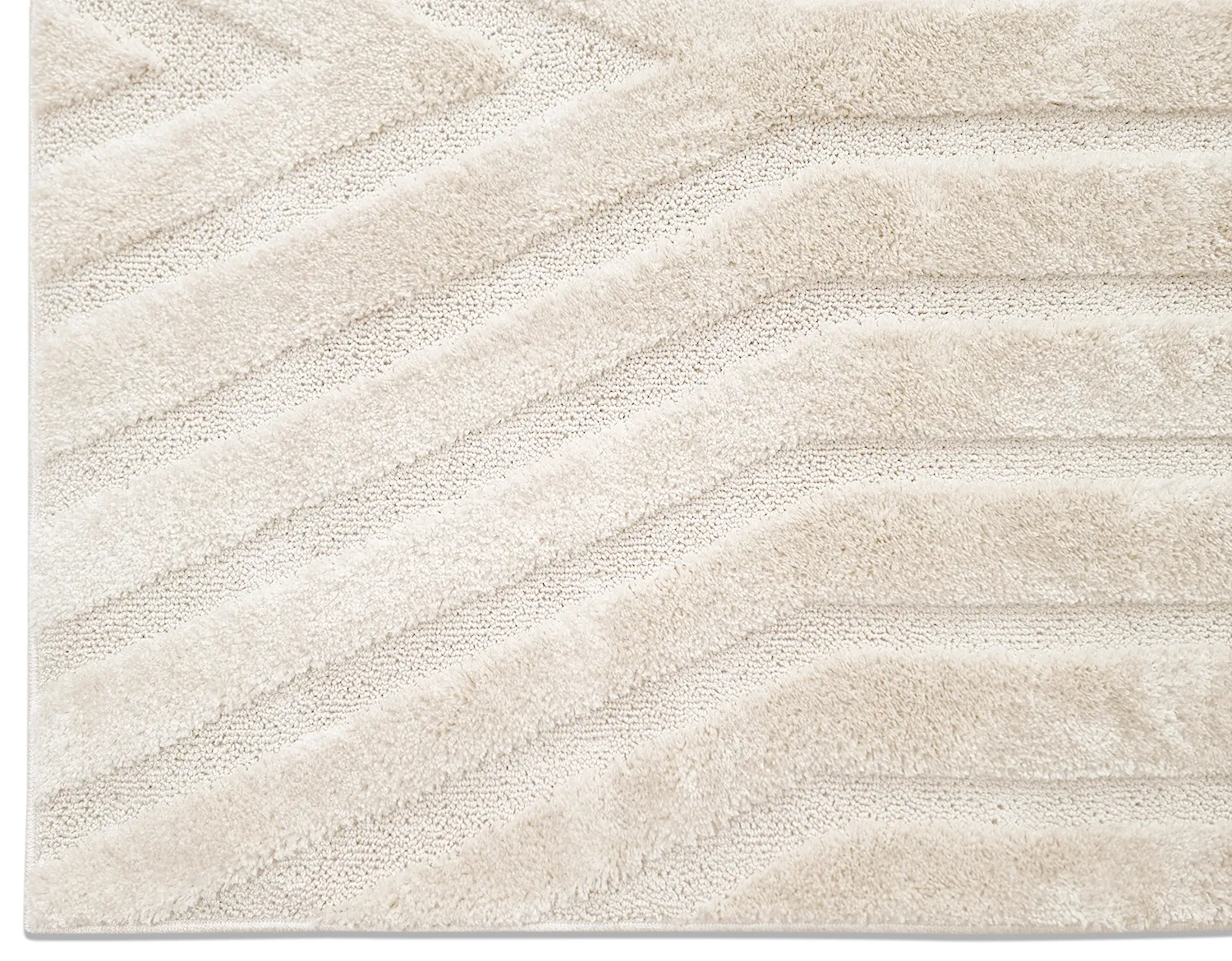 Hoogpolig vloerkleed - Lottie (offwhite)