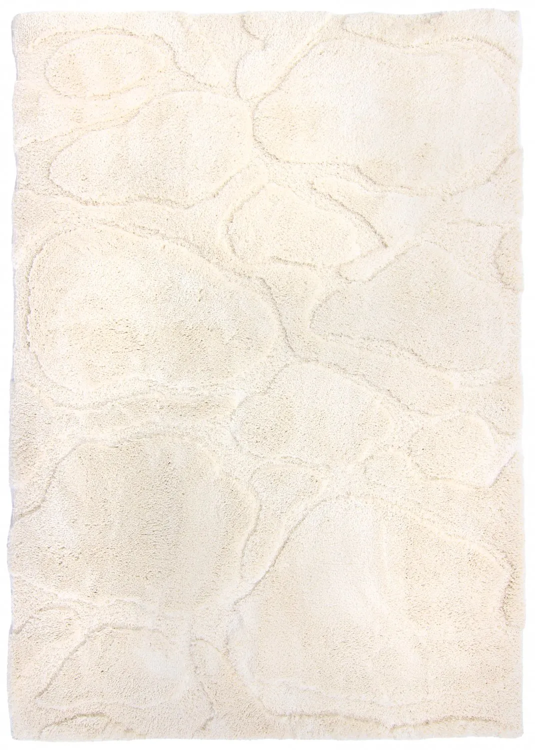 Hoogpolig vloerkleed - Mabel (offwhite)