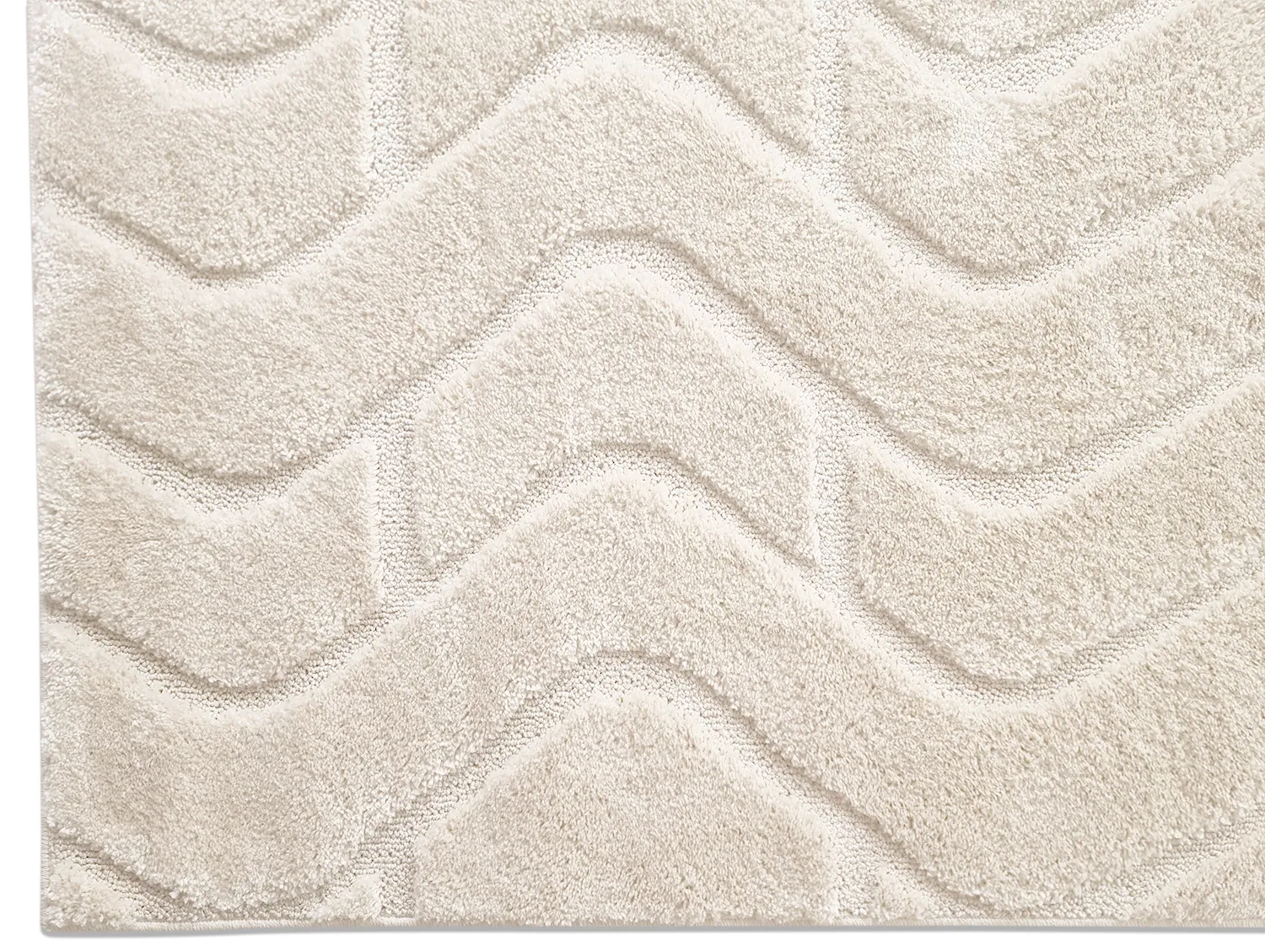 Hoogpolig vloerkleed - Ottoline (offwhite)