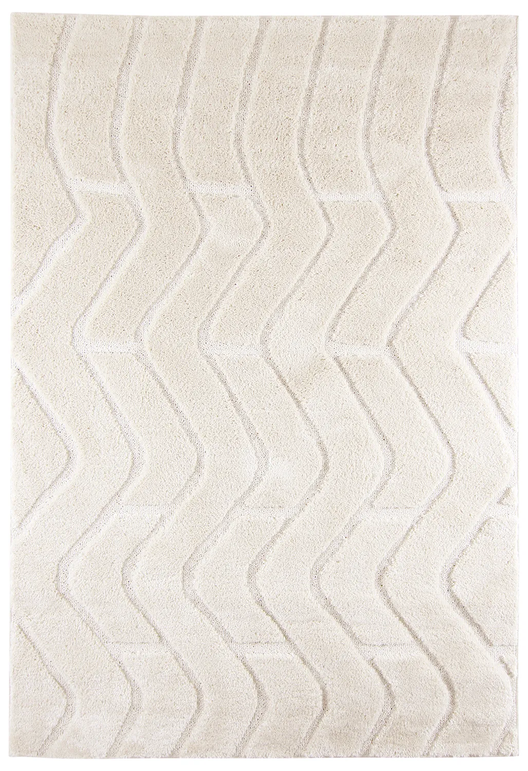 Hoogpolig vloerkleed - Ottoline (offwhite)