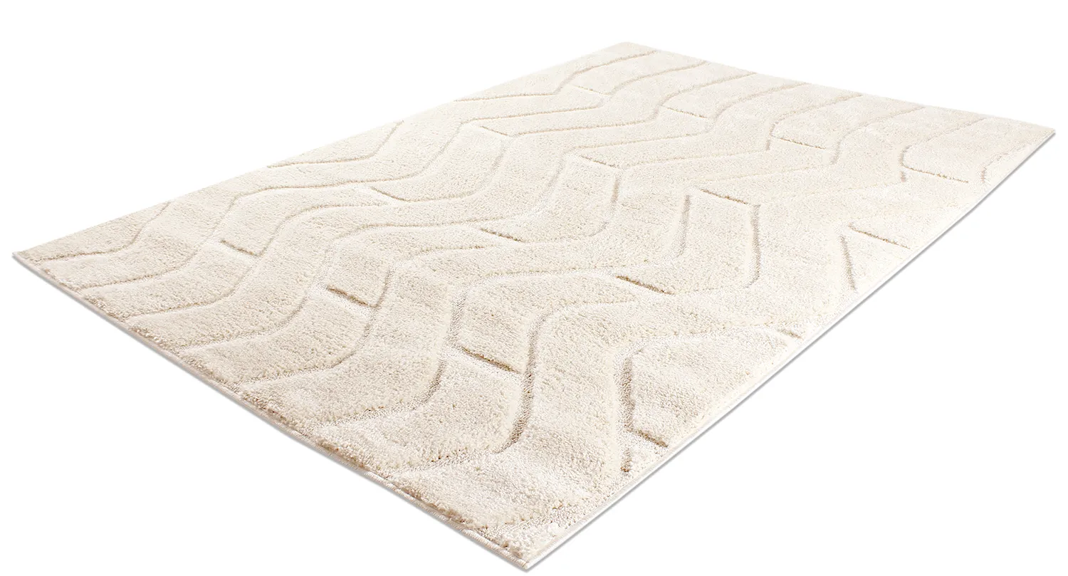 Hoogpolig vloerkleed - Ottoline (offwhite)