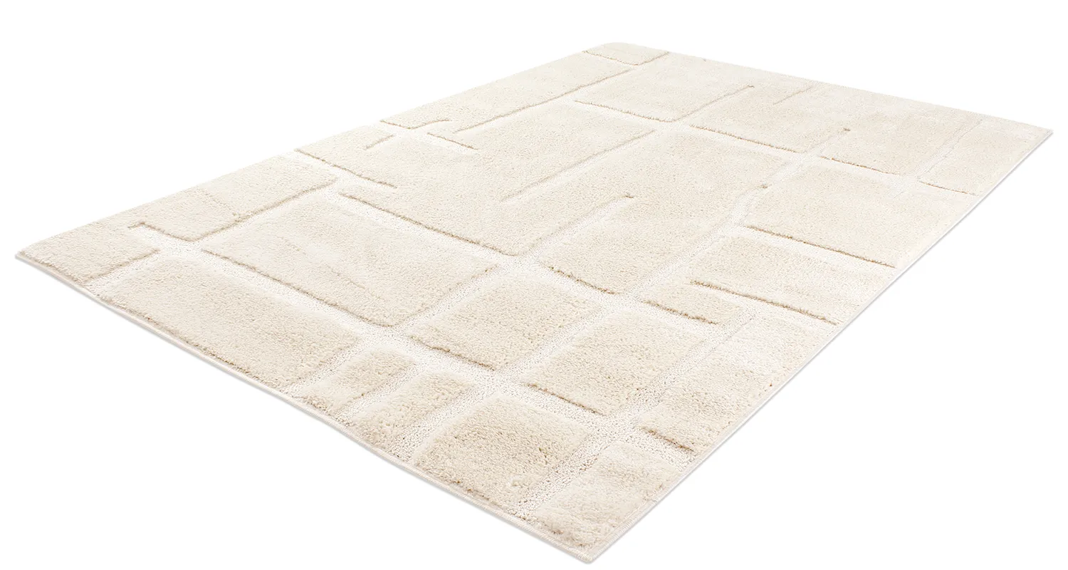 Hoogpolig vloerkleed - Tillie (offwhite)