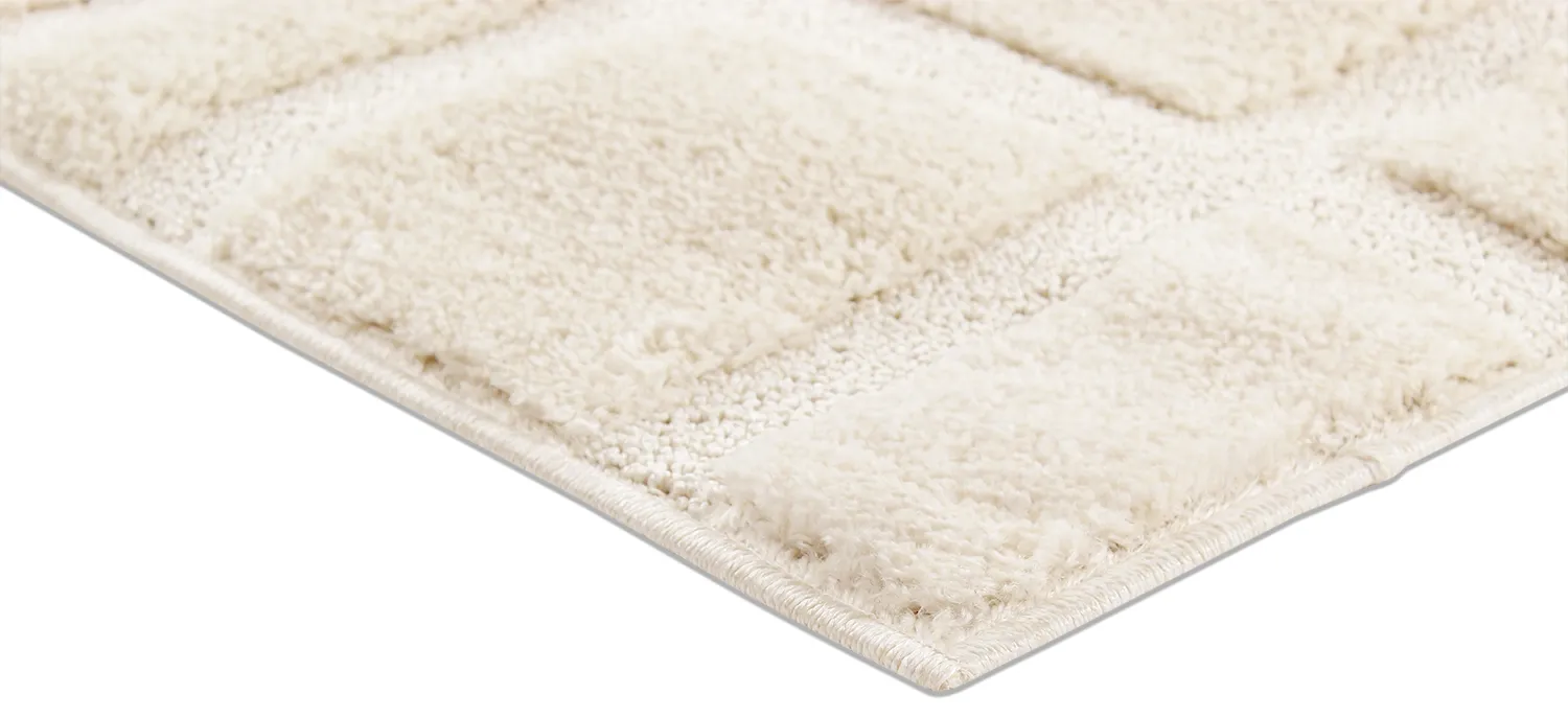 Hoogpolig vloerkleed - Tillie (offwhite)