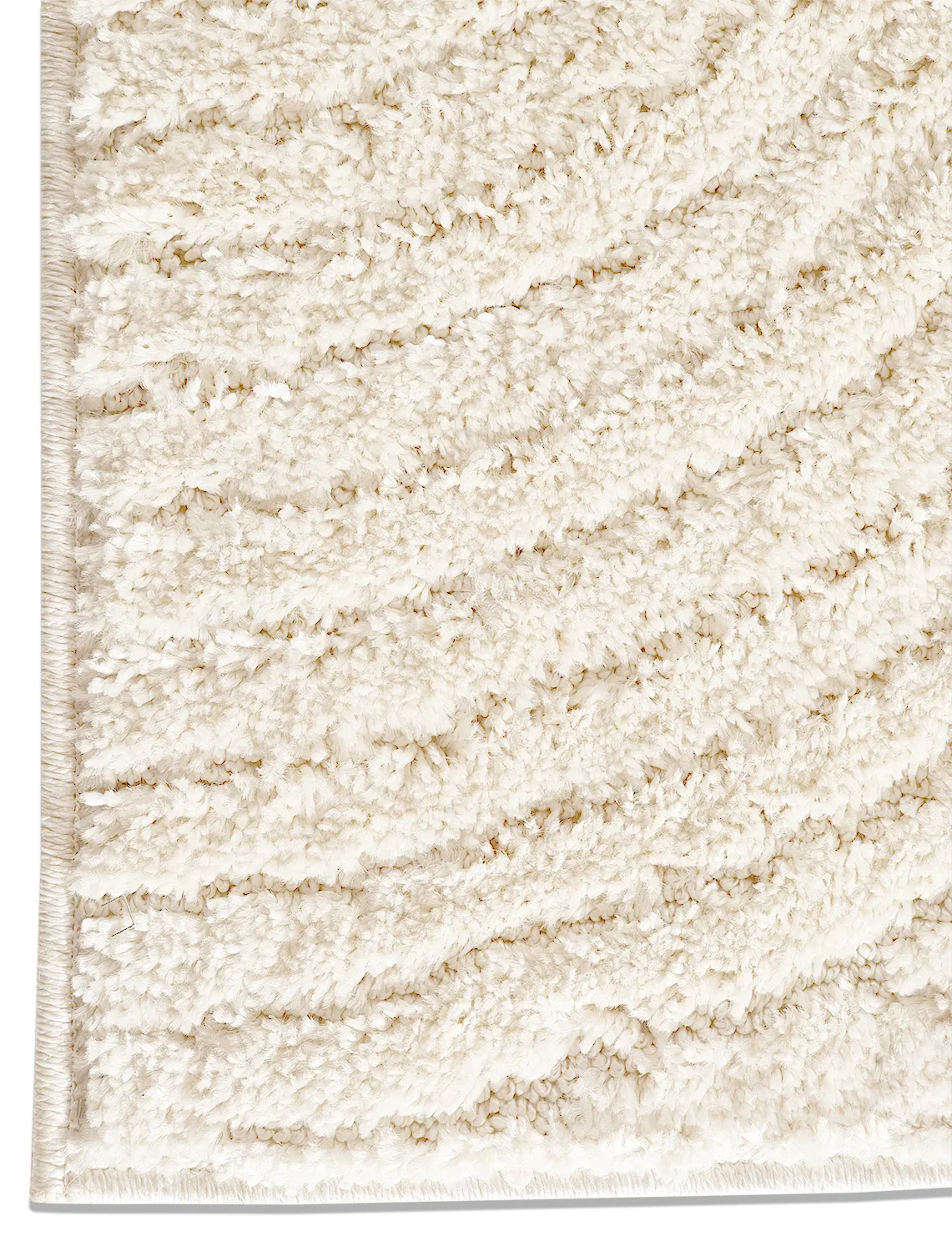 Hoogpolig vloerkleed - Tove (offwhite)