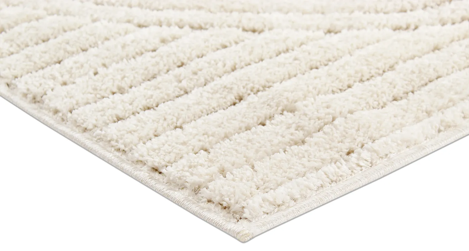 Hoogpolig vloerkleed - Wendy (offwhite)