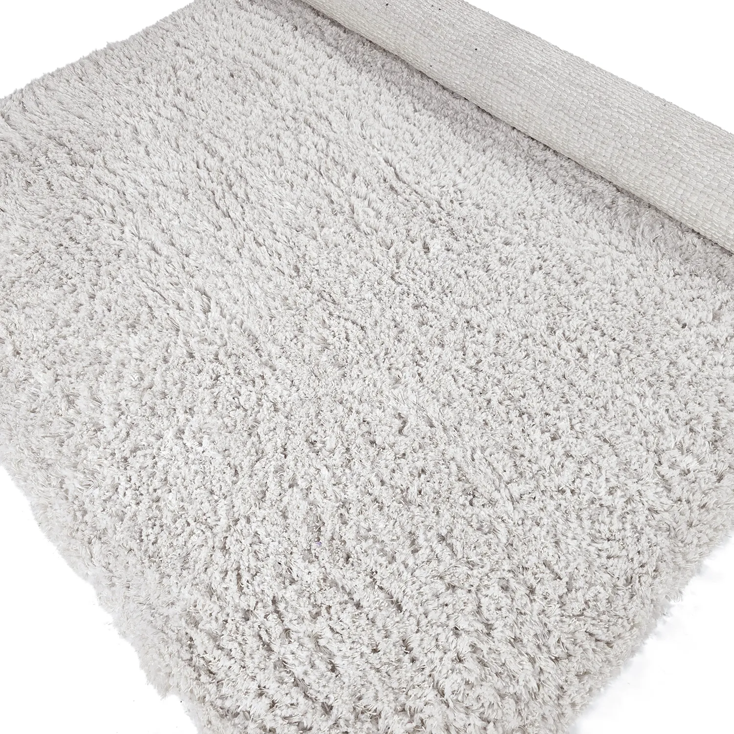 Hoogpolig vloerkleed - Combarro Solid Cotton Shaggy (room)