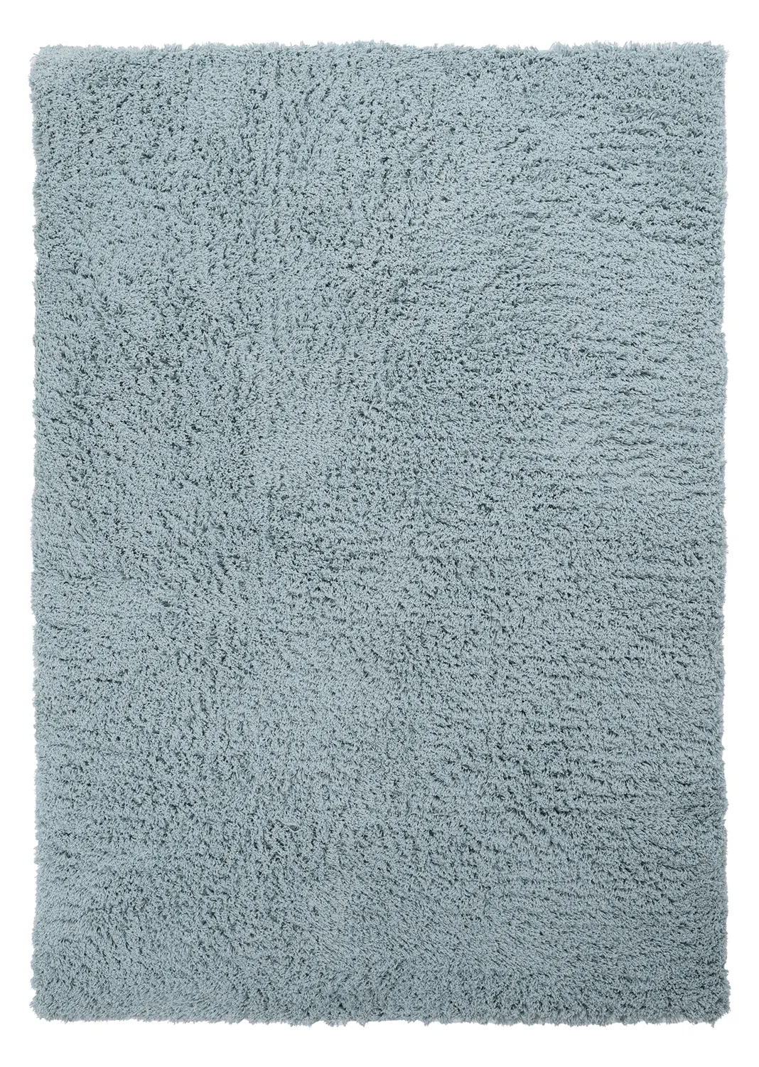 Hoogpolig vloerkleed - Combarro Solid Cotton Shaggy (lichtblauw)