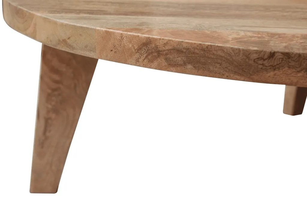 Salontafel - Vintage - 65 cm round (natuur)