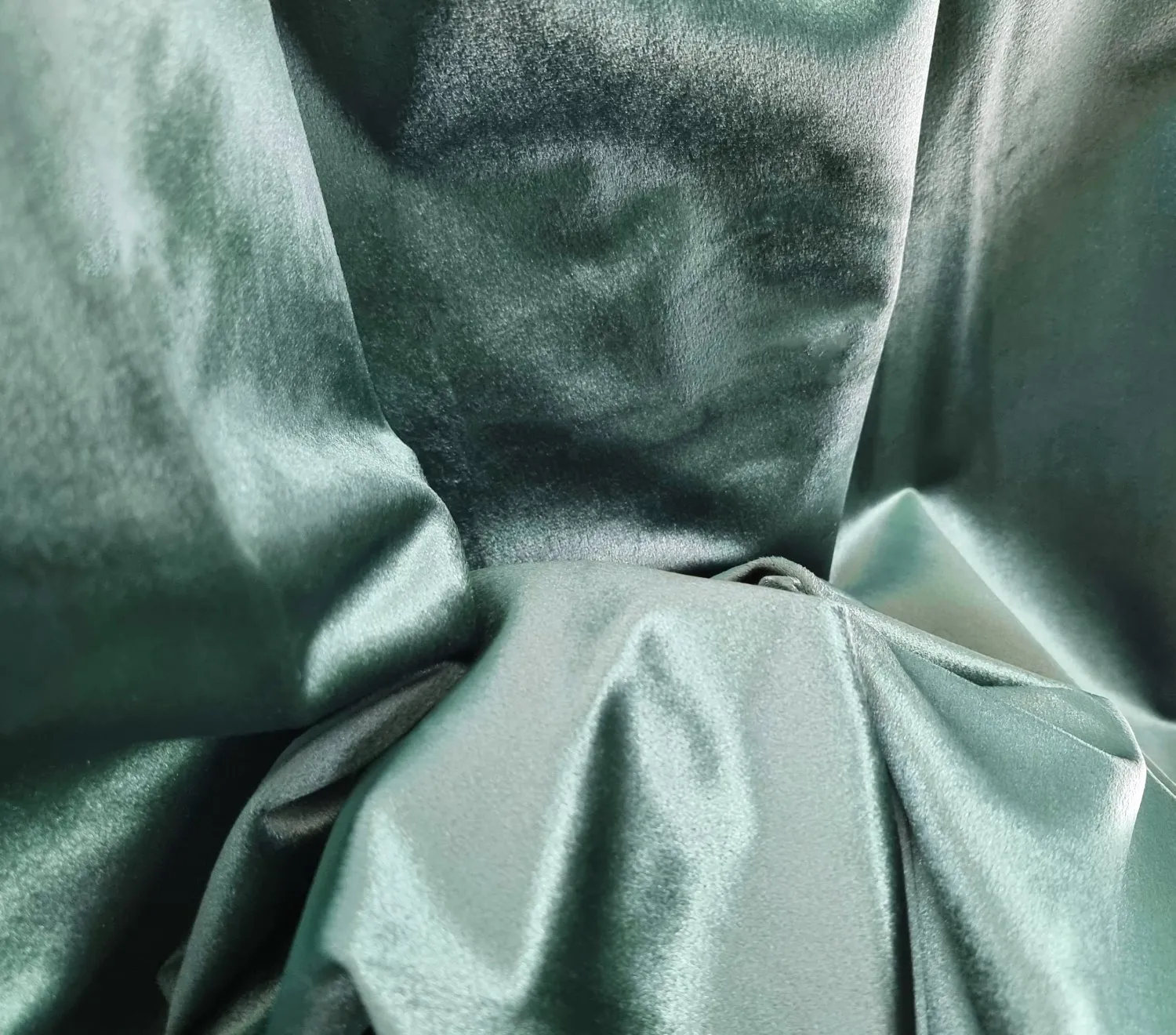 Gordijnen - Fluwelen gordijnen Marlyn (groen)