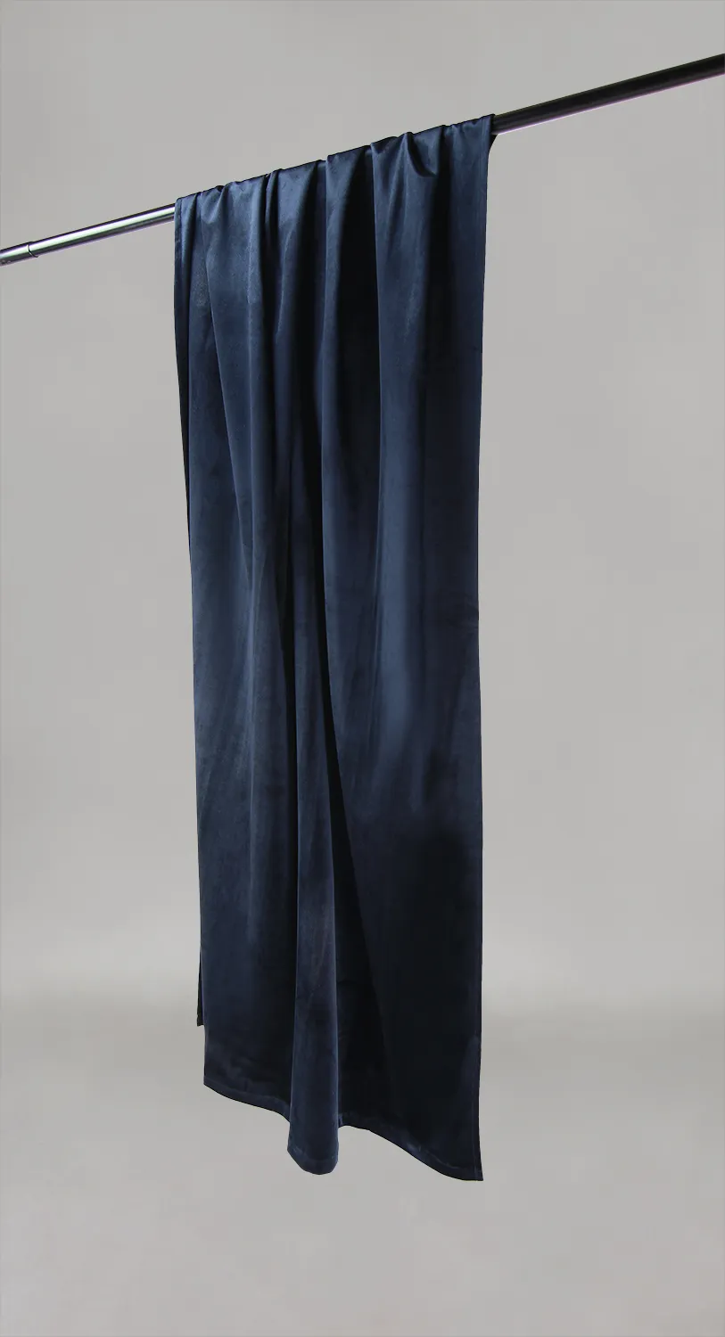 Gordijnen - Fluwelen gordijnen Marlyn (navy)