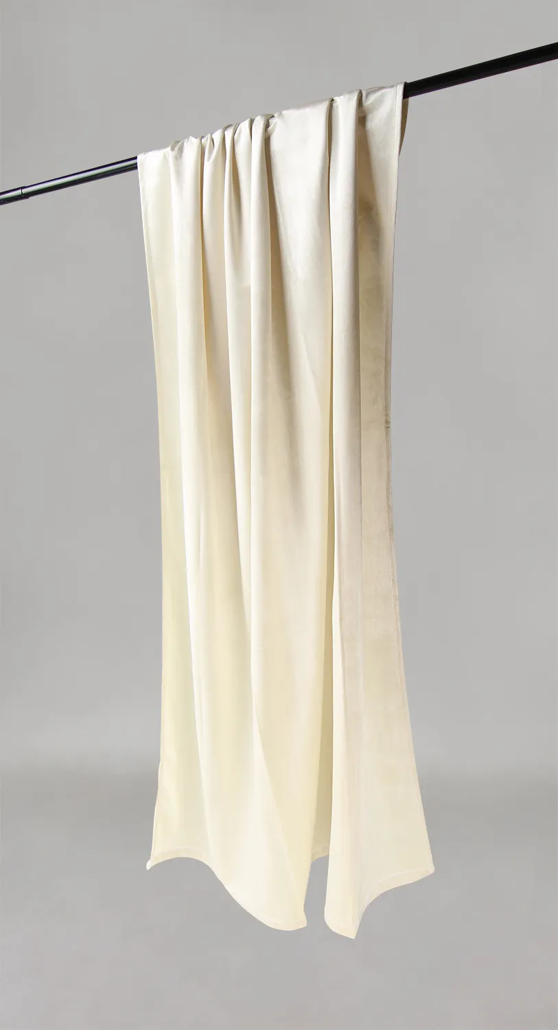 Gordijnen - Fluwelen gordijnen Marlyn (offwhite)