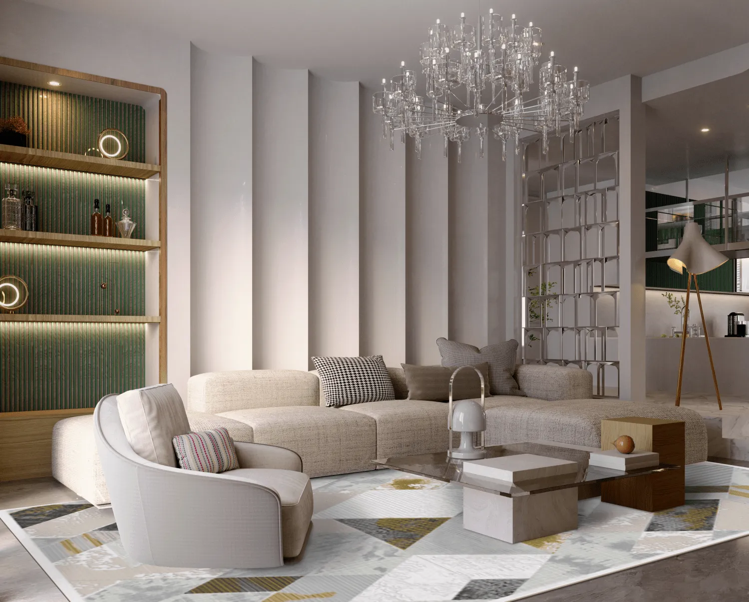 Wilton - Samos (grijs/multi)