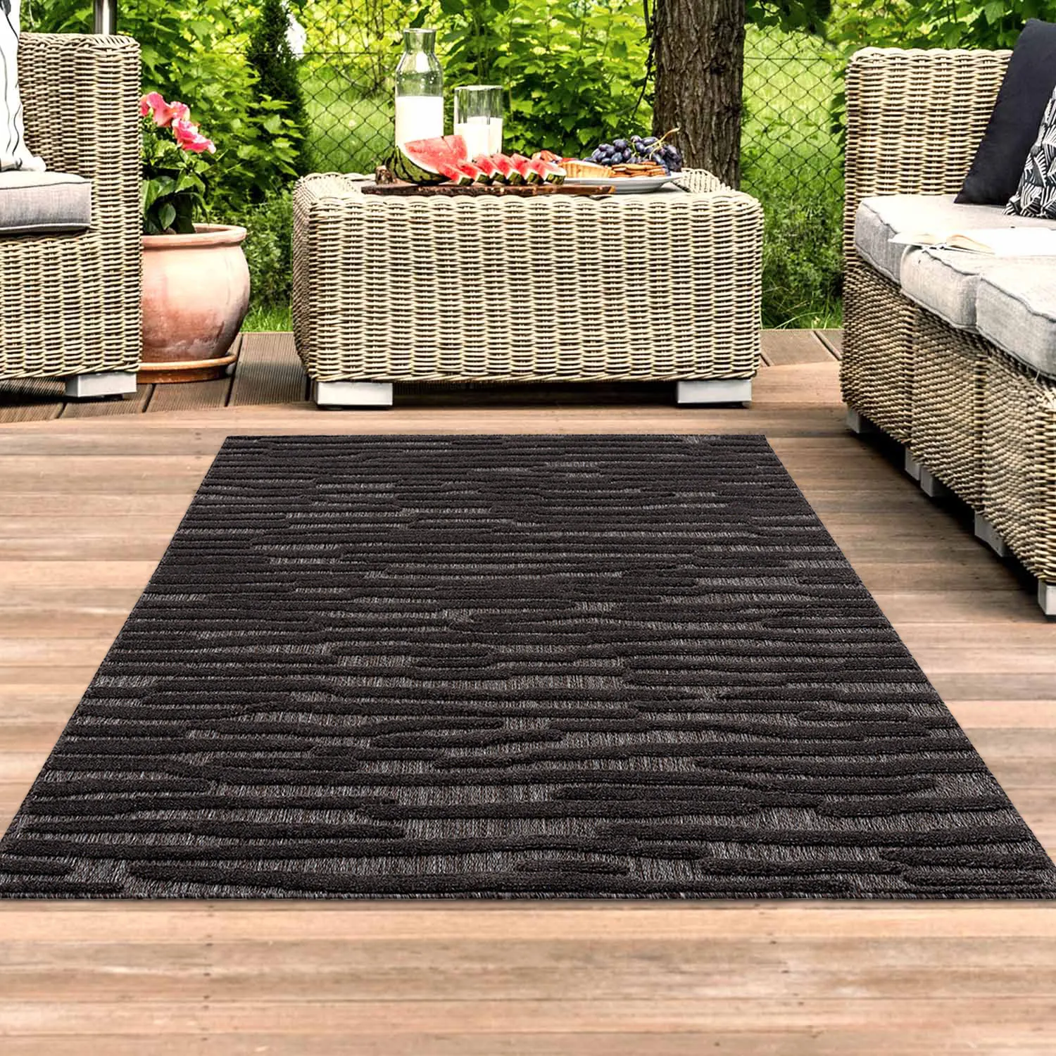 Shaggy Indoor-Outdoor - Neston (antraciet)