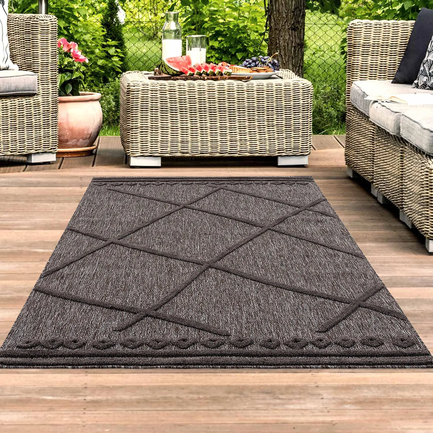 Shaggy Indoor-Outdoor - Newhaven (antraciet)