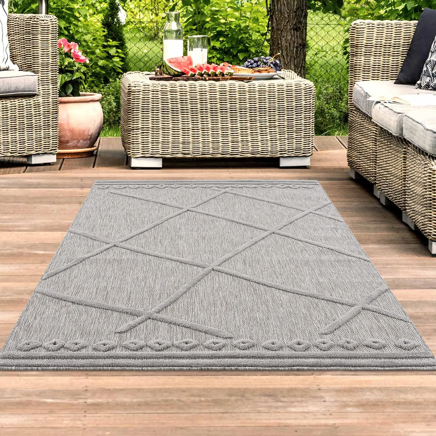 Shaggy Indoor-Outdoor - Newhaven (grijs)