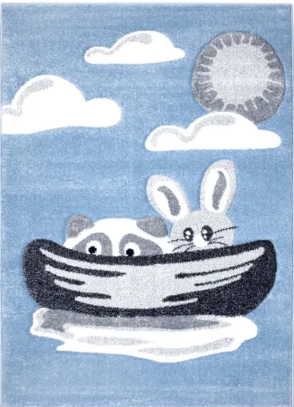 Kindervloerkleed - Bueno Bunny (blauw)