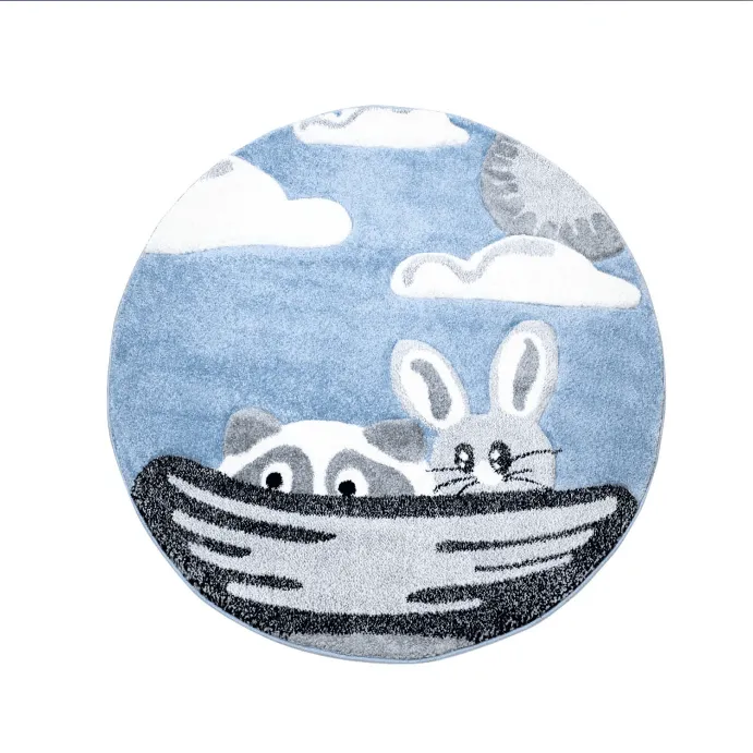 Kindervloerkleed - Bueno Bunny (blauw)