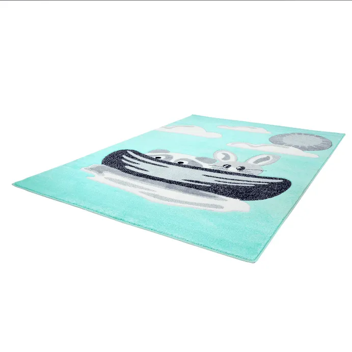 Kindervloerkleed - Bueno Bunny (turkoois)