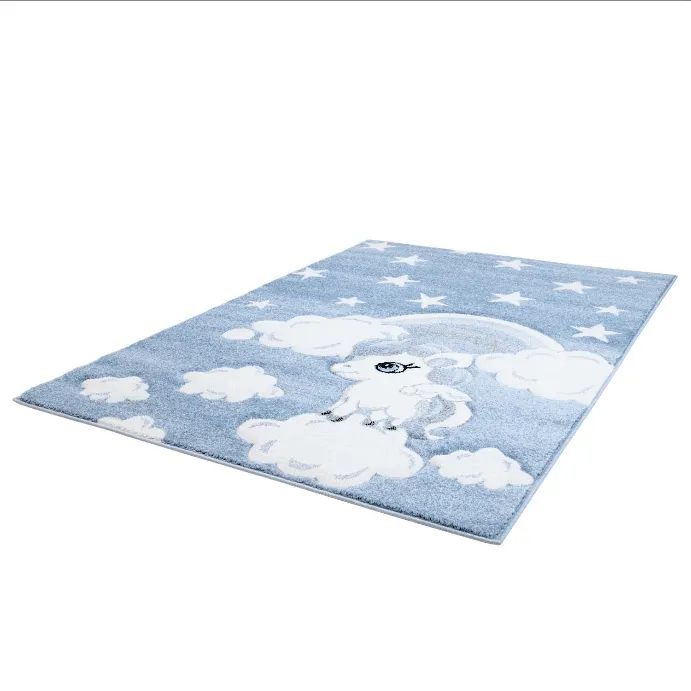 Kindervloerkleed - Bueno Ponny (blauw)