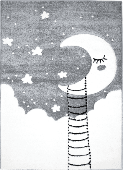 Kindervloerkleed - Bueno Moon (grijs)
