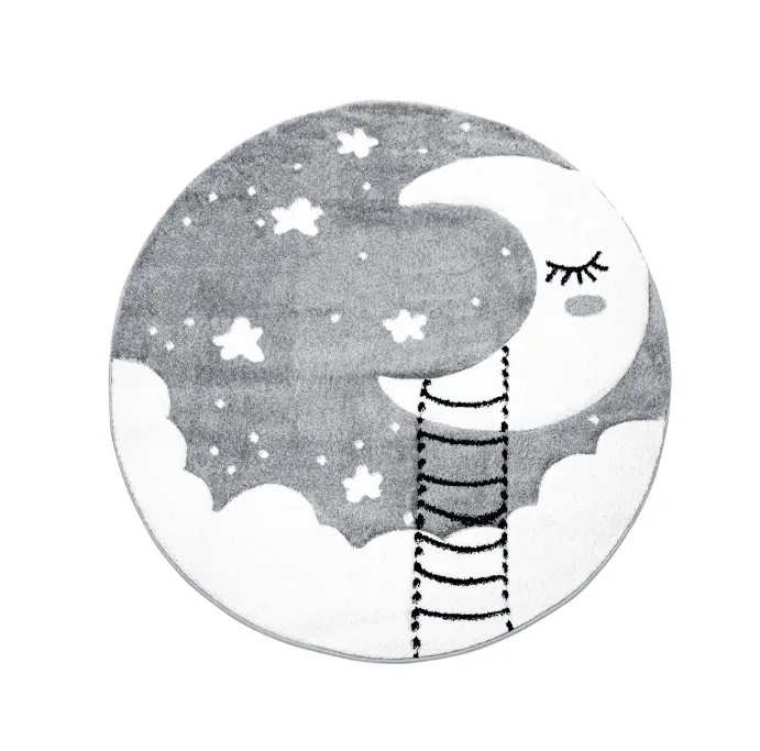 Kindervloerkleed - Bueno Moon (grijs)