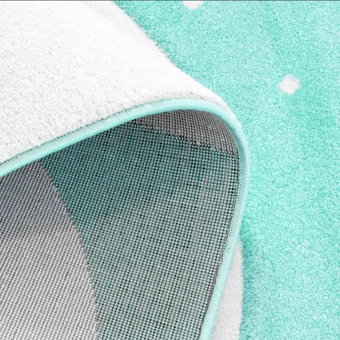 Kindervloerkleed - Bueno Moon (turkoois)