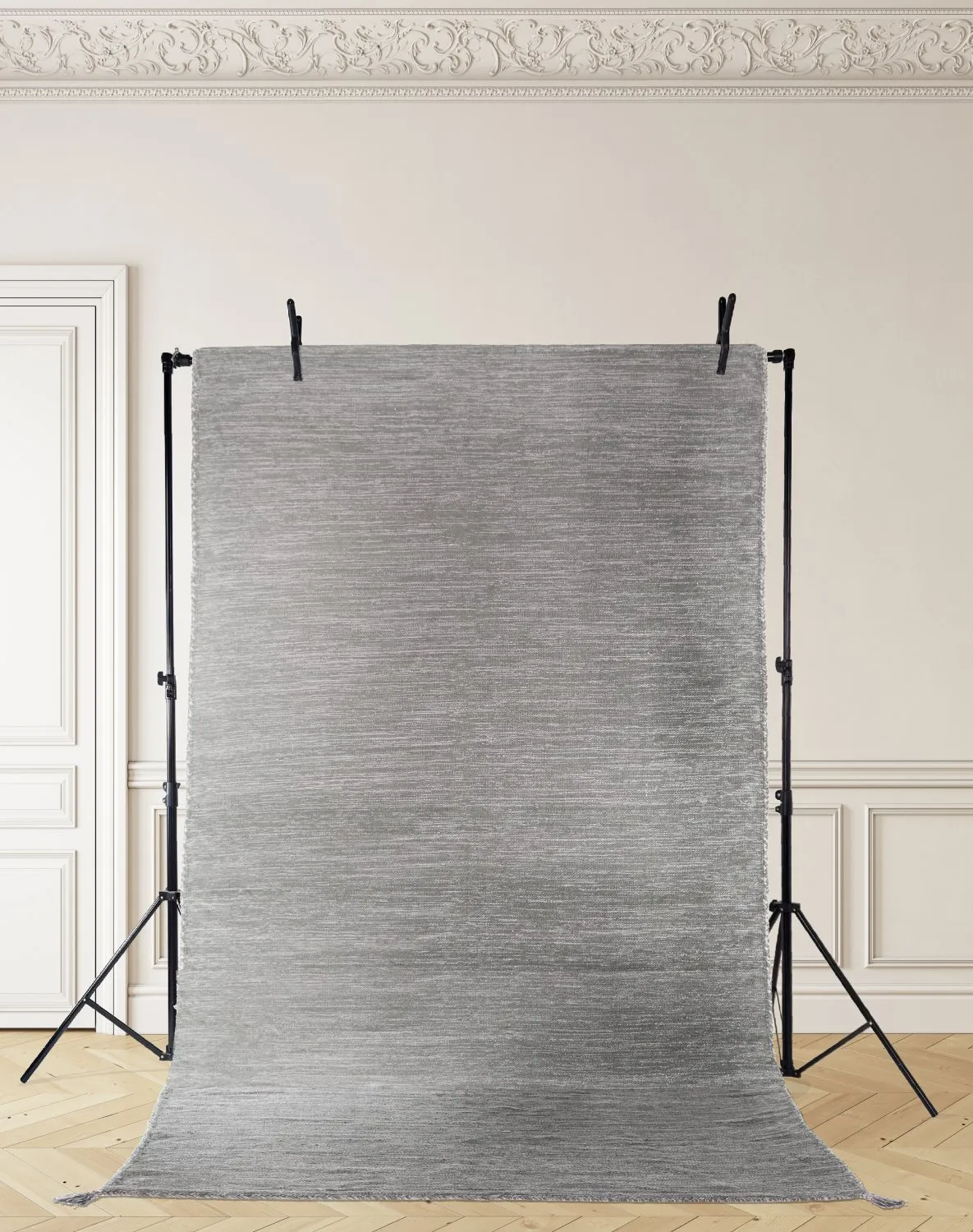 Vloerkleed Katoen - Monte (grijs)