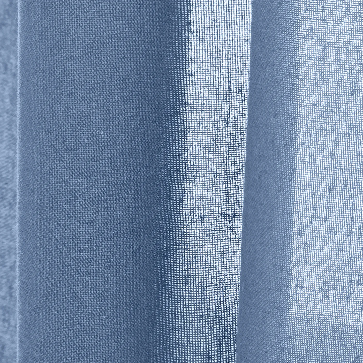 Gordijnen 2-pack - Katoenen gordijnen Selena (blauw)