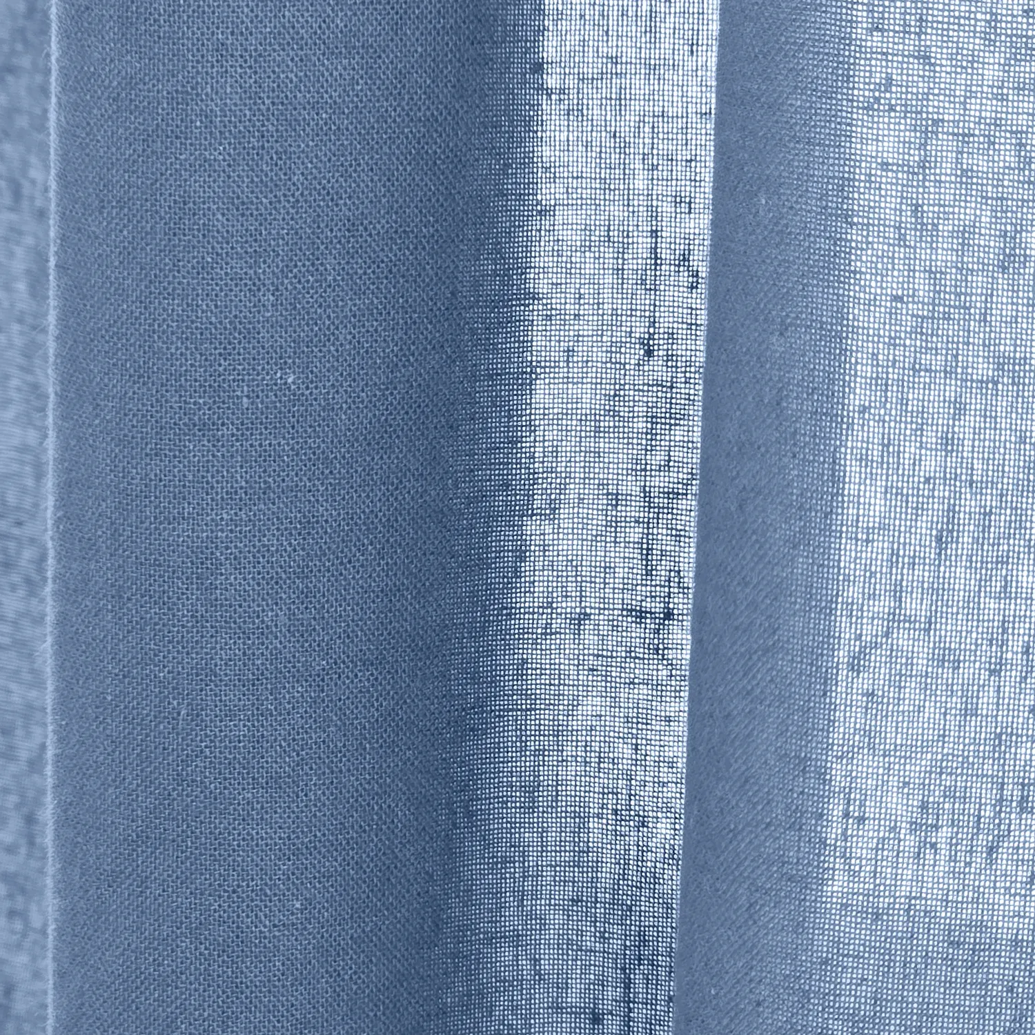 Gordijnen 2-pack - Katoenen gordijnen Selena (blauw)