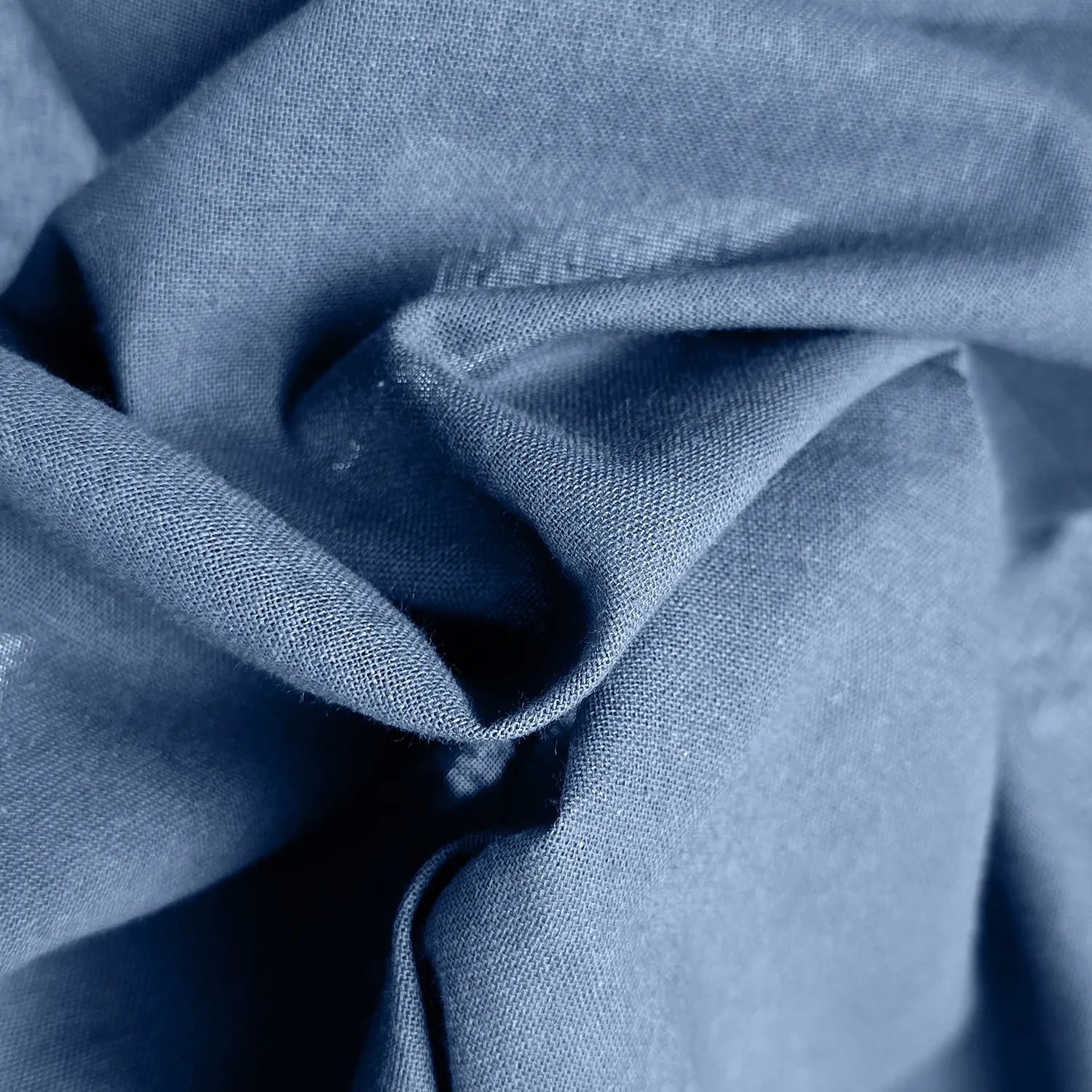 Gordijnen 2-pack - Katoenen gordijnen Selena (blauw)