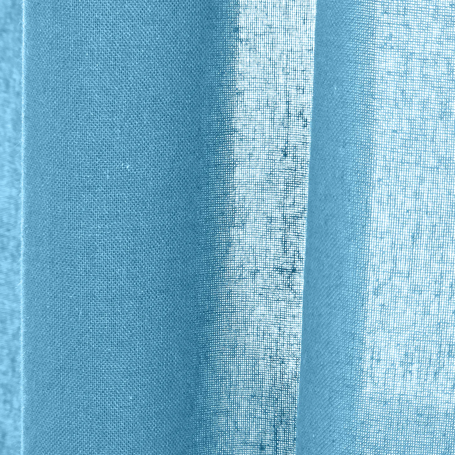 Gordijnen 2-pack - Katoenen gordijnen Selena (turkoois)