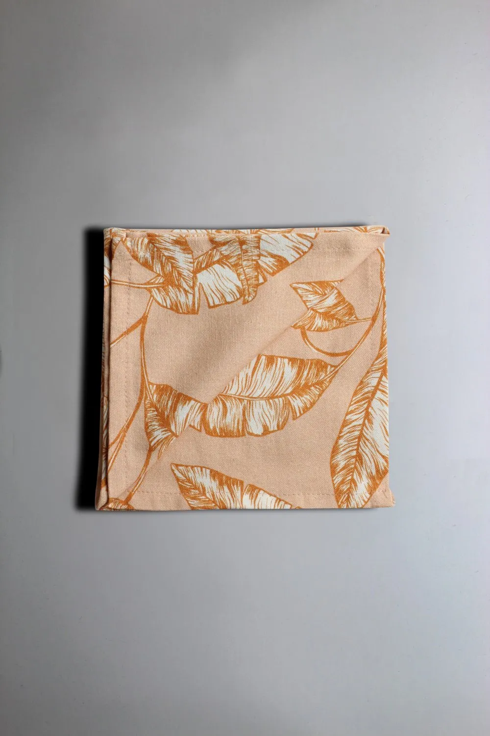 Servetten 4-pack - Leaves (oranje)